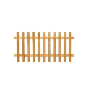 Image of Forest Garden 6ft x 3ft Pale Picket Fence Panel