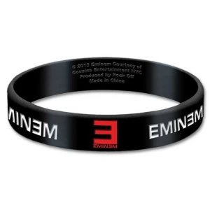 image of Eminem - Logo Gummy Wristband