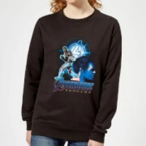 image of Avengers: Endgame Hulk Suit Womens Sweatshirt - Black