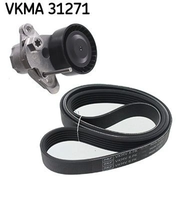 Image of SKF V-Ribbed Belt Set SKF VKMA 31271