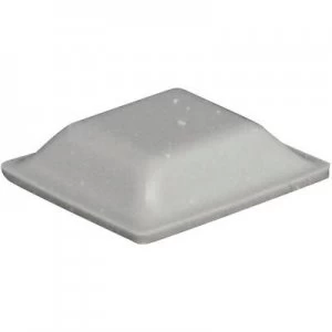 Image of Foot self adhesive square Grey L x W x H 12.7 x 12.7 x 3.1 mm