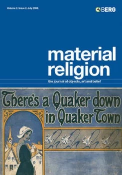 Image of Material Religion Volume 2 Issue 2 by David Goa Paperback