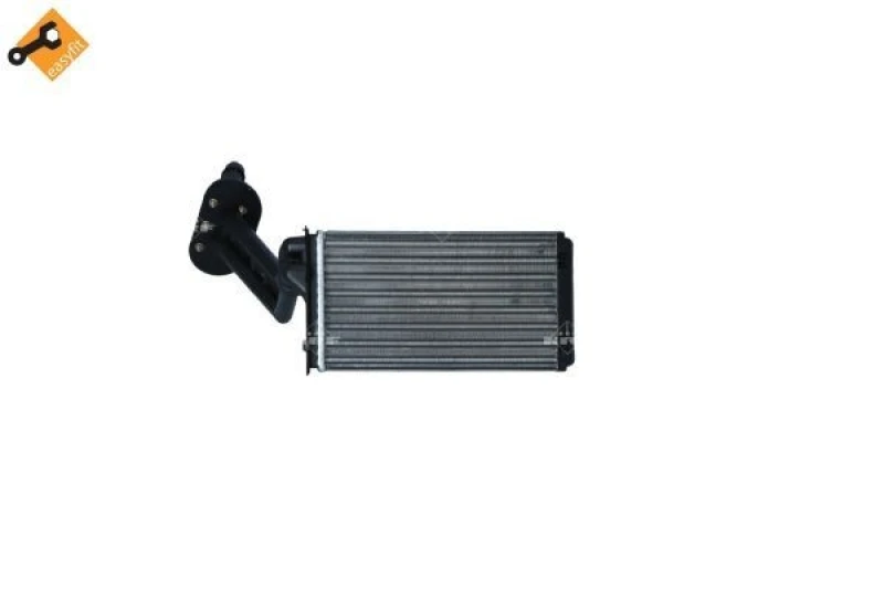 Image of NRF 54280 Heat Exchanger with pipe, with fastening/mounting material Aluminium Heat Exchanger,interior heating (467)