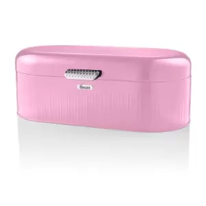 Image of Swan Bread Bin - Pink