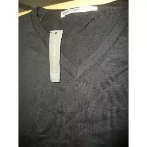 Image of Kustom Kit Mens Arundel Long Sleeve V-Neck Sweater (XS) (Graphite)