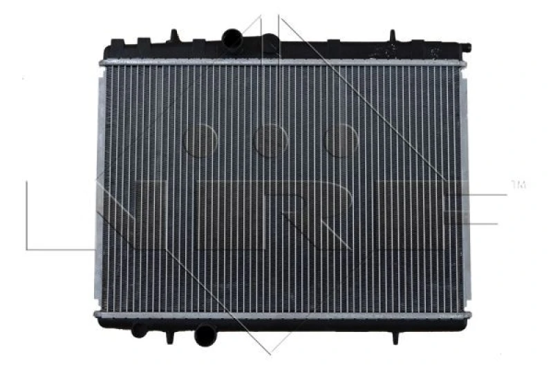 Image of NRF 53120 Engine radiator Brazed cooling fins, Aluminium, with mounting parts Aluminium Radiator,engine cooling (470)