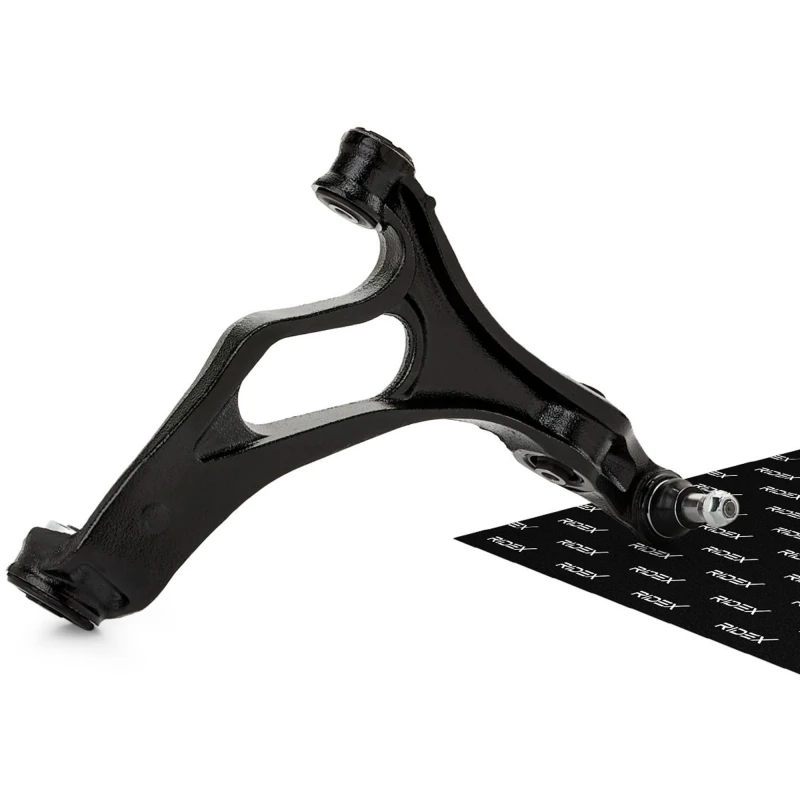 Image of RIDEX 273C0187 Suspension arm Control Arm, Cast Iron, Front Axle, with nut Cast Iron Track Control Arm (273)