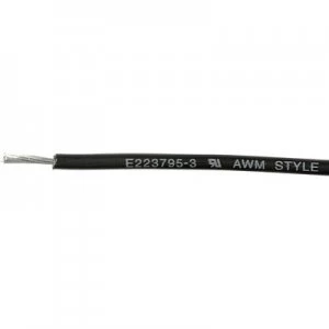 Image of Strand 1 x 0.35mm Black MediKabel 121227