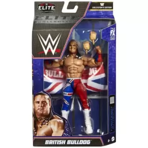 image of Mattel WWE Elite Collection Action Figure - British Bulldog