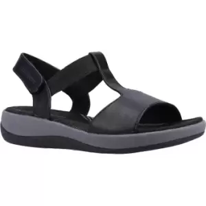 Image of Hush Puppies Womens Sylvie Leather Durable T Bar Sandals UK Size 4 (EU 37)