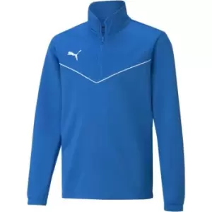 Image of Puma quarter Zip Top Jr - Blue