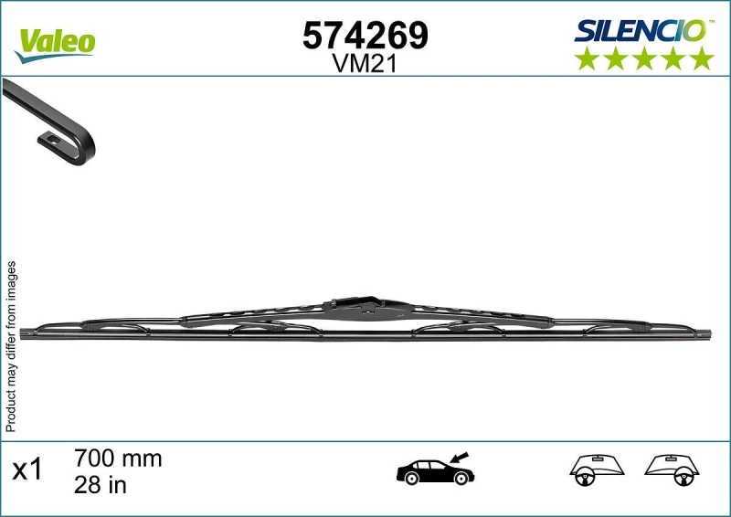 Image of Wiper blade VALEO 574269