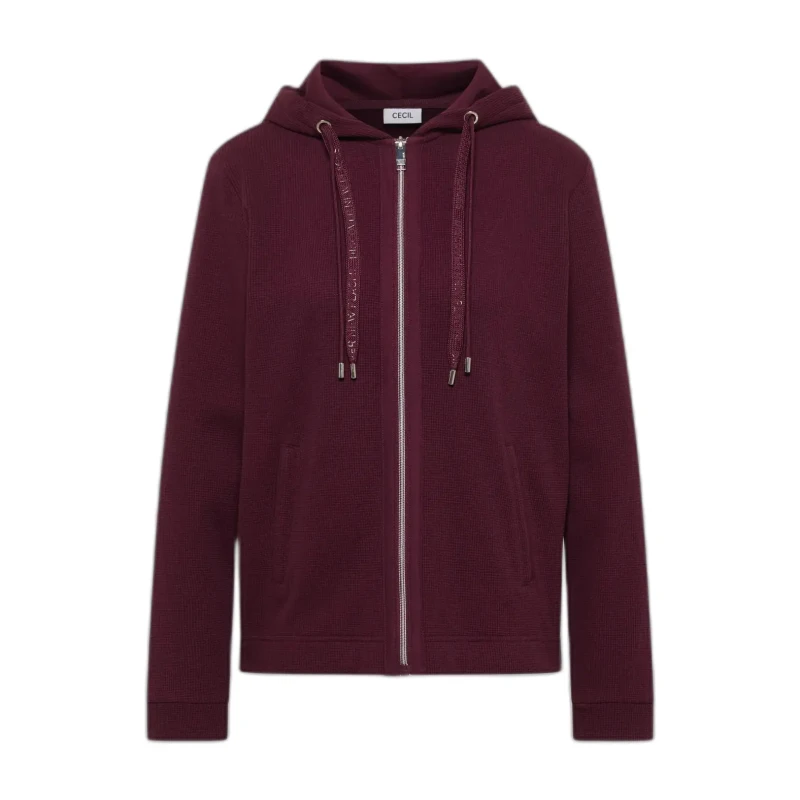 Image of cecil Sweatshirt woman Cecil Solid Rouge Female M