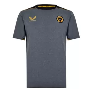 Image of Castore Wolves Short Sleeve T-Shirt Mens - Red