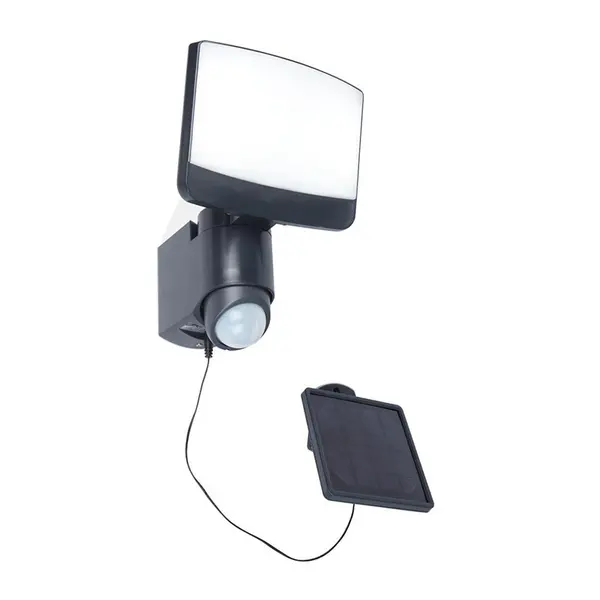 Image of Lutec Lutec Sunshine 8W LED Solar Floodlight with PIR sensor
