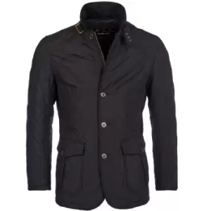 Image of Barbour Lutz Quilted Jacket Black Large