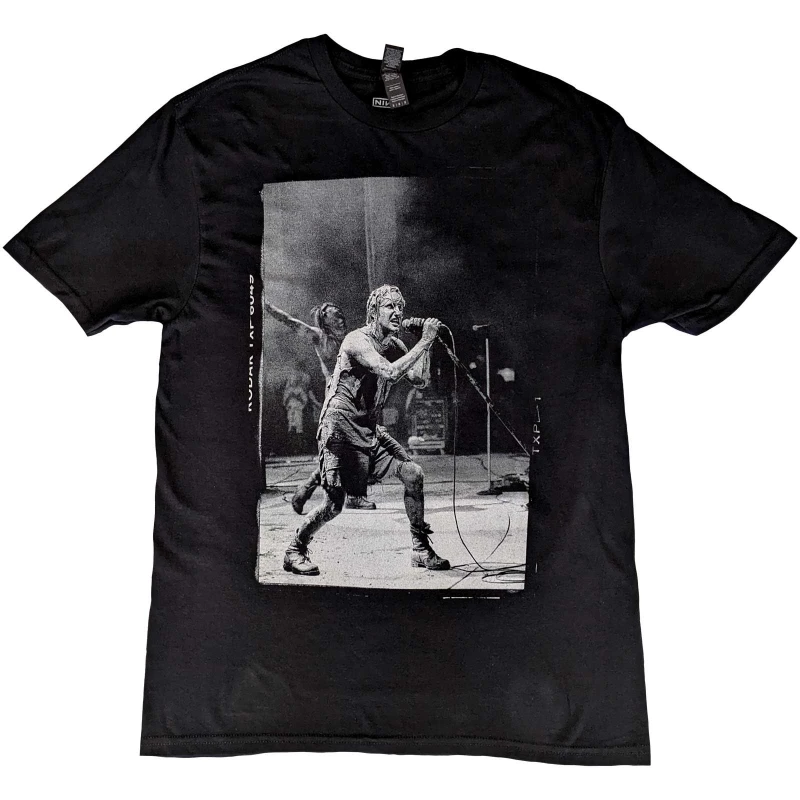 Image of Nine Inch Nails Mens Self Destruct 94 Cotton T-Shirt in Black Size: Medium Black Male M