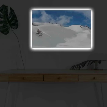 Image of 4570KARDACT - 026 Multicolor Decorative LED Lighted Canvas Painting