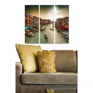 Image of MDF104668634 Multicolor Decorative MDF Painting (3 Pieces)
