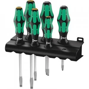 image of Wera 334/355 SK/6 Workshop Screwdriver set 6 Piece Slot, Pozidriv