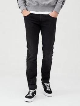 Image of Replay Anbass Hyperflex Jeans - Black