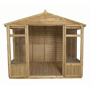 Image of Forest Garden 8 x 6ft Oakley Double Door Summerhouse