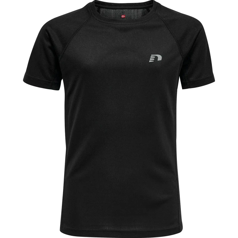 Image of Children's running T-Shirt Newline core Noir Unisex 8 ans