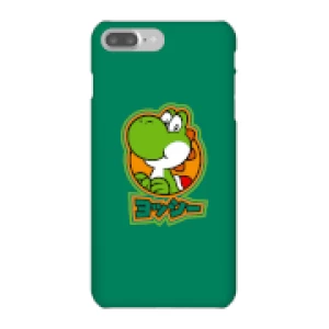 image of Nintendo Super Mario Yoshi Kanji Phone Case - iPhone 7 Plus - Snap Case - Gloss