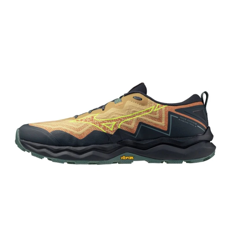 Image of Mizuno Wave Daichi 9 Shoes Orange Gray SS26