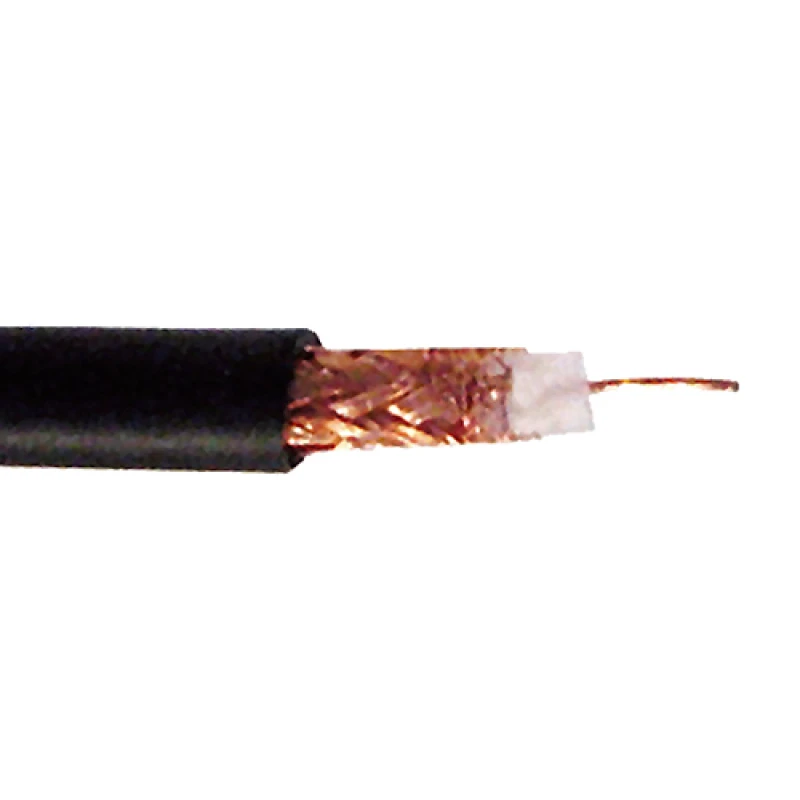 Image of Cablenet RG59 75Ohm Solid PVC CPR Eca CCA Braid Coax Cable Black 100m