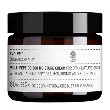 image of Evolve Beauty Evolve Organic Beauty Multi Peptide 360 Moisture Cream 60ml - White