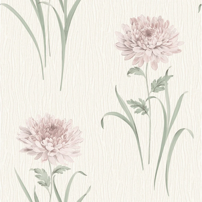 Image of Belgravia Tiffany Bella Floral Wallpaper, Pink