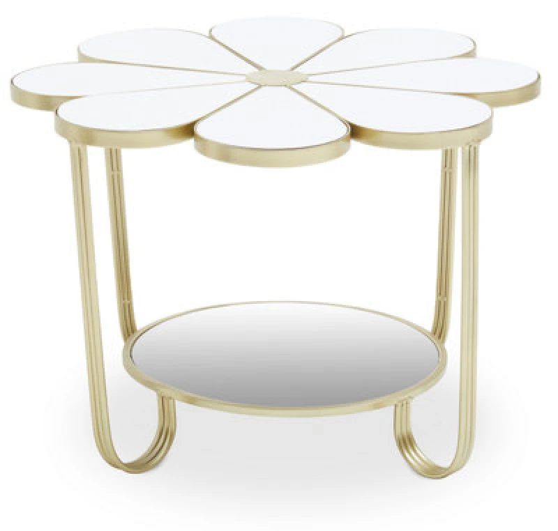 Image of Orsina Jodie White Top Petal Shape Table