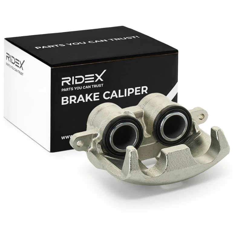 Image of RIDEX 78B0416 Brake caliper Front Axle Cast Iron Brake Caliper (78)