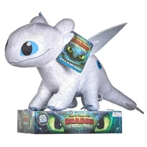 Image of DreamWorks How to Train Your Dragon Light Fury Glow 32cm Plush