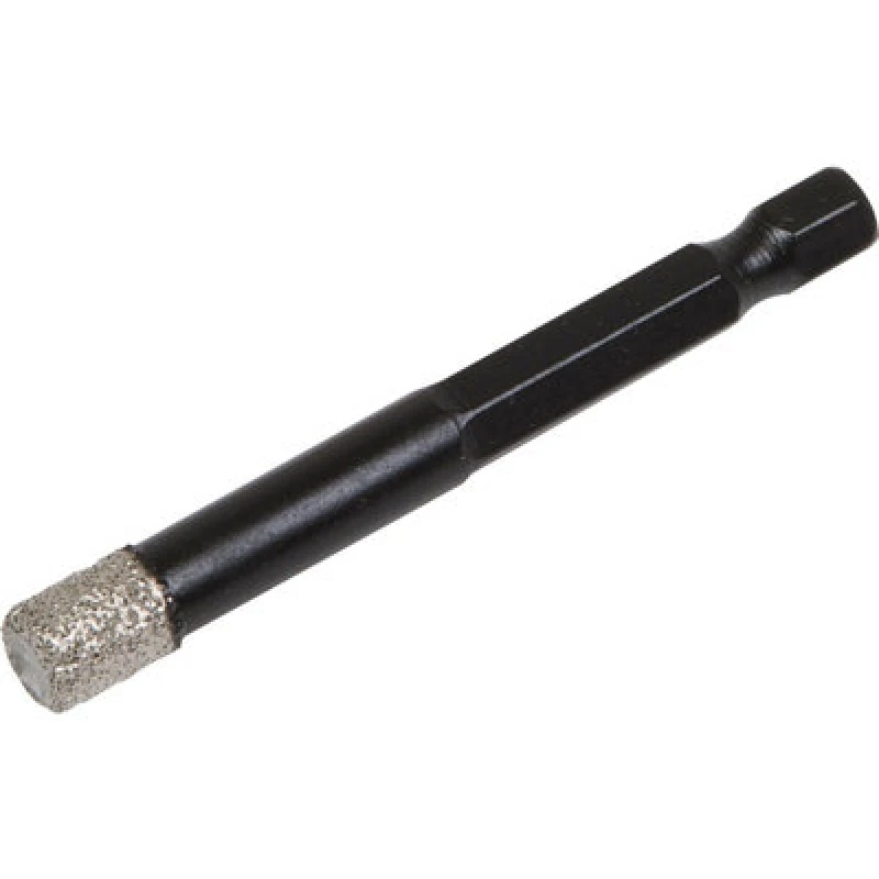Image of Loops 8mm Vacuum Brazed Diamond Drill Bit - Hex Shank - Suitable For Use With Drills Multi