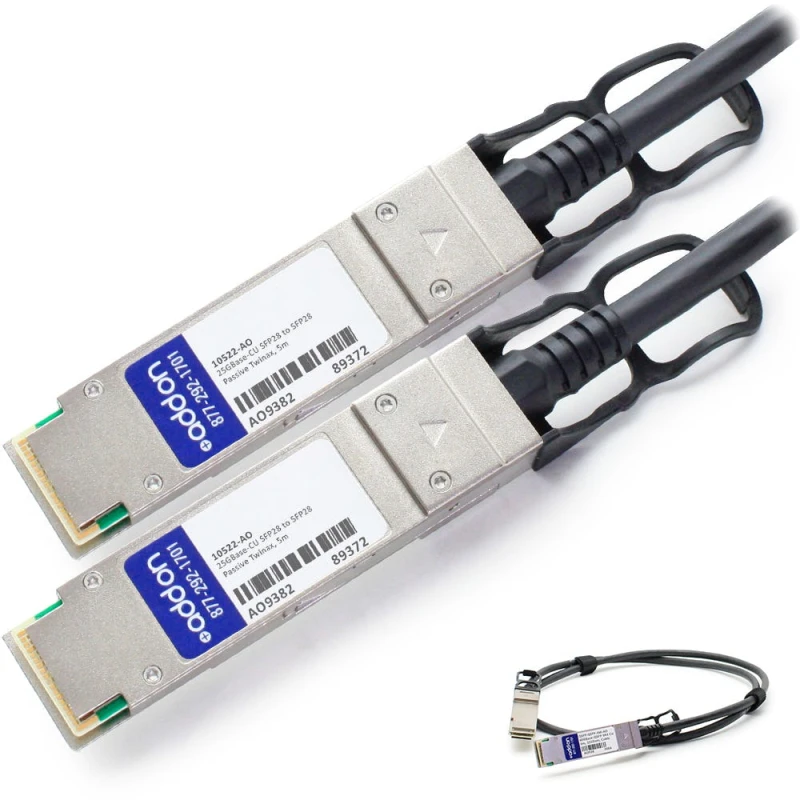 Image of AddOn Networks 10522-AO InfiniBand/fibre optic cable 5m SFP28 Black