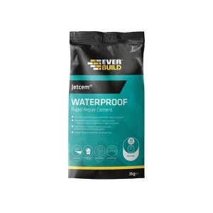 image of Everbuild Jetcem Waterproofing Rapid Set Cement (Single 3kg Pack)