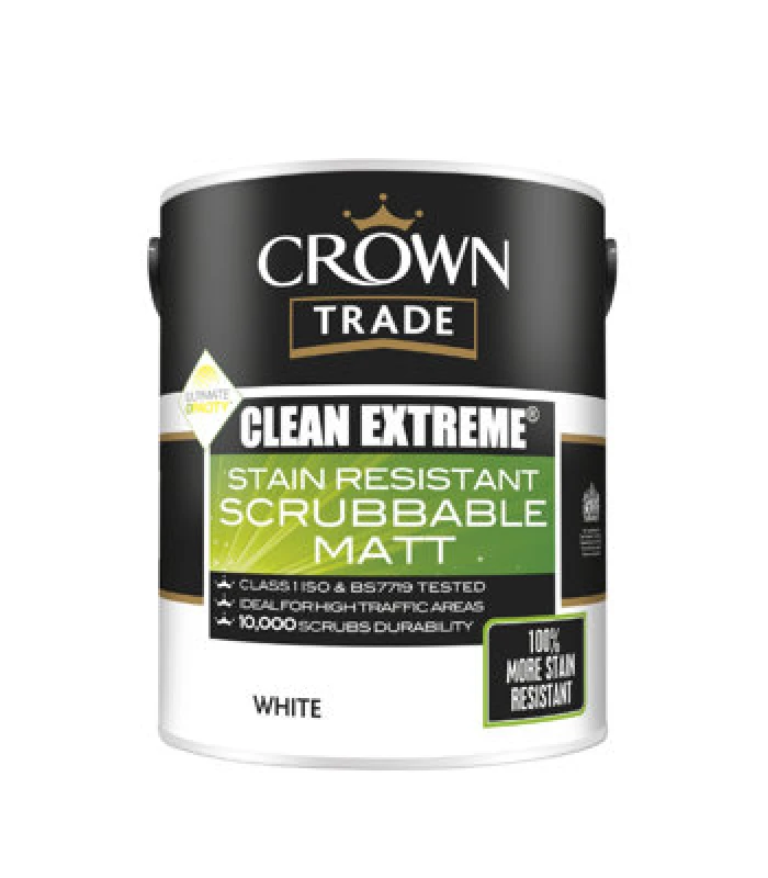 Image of Crown Trade Clean Extreme Matt White 5L