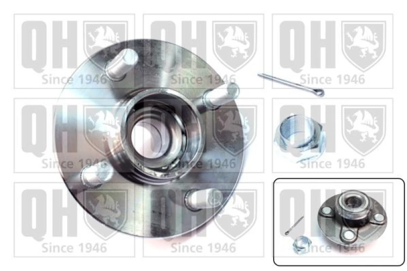 Image of QUINTON HAZELL Wheel bearing kit QUINTON HAZELL QWB868
