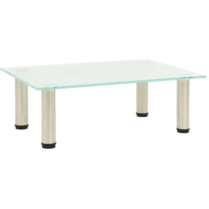 Image of VIDAXL TV Stand Frosted 40x35x17cm Tempered Glass Vidaxl 8720286056868