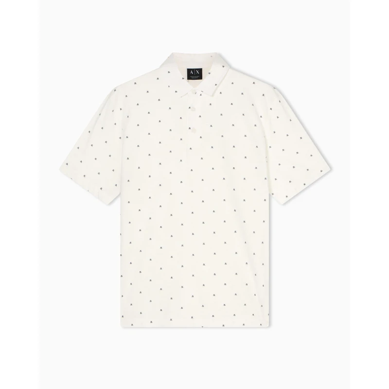 Image of Armani Exchange POLO SHIRT White Multi male S