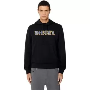 image of Diesel Ginn OTH Hoody S24 - Black