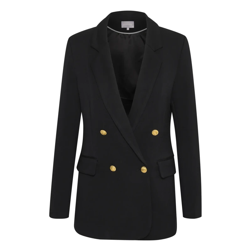 Image of culture Womens classic blazer CULTURE Eva Noir Female 38