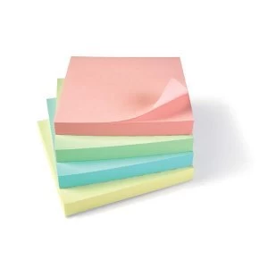 image of 5 Star Office Re Move Notes Repositionable Pastel Pad of 100 Sheets 76x76mm Assorted Pack 12