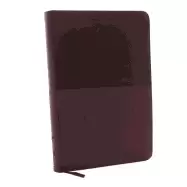 Image of nkjv value thinline bible large print leathersoft burgundy red letter comfo
