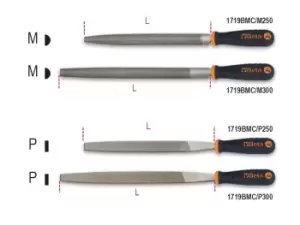 image of Beta Tools 1719BMC/M250 Half-Round File 250mm/ 10" 017190252