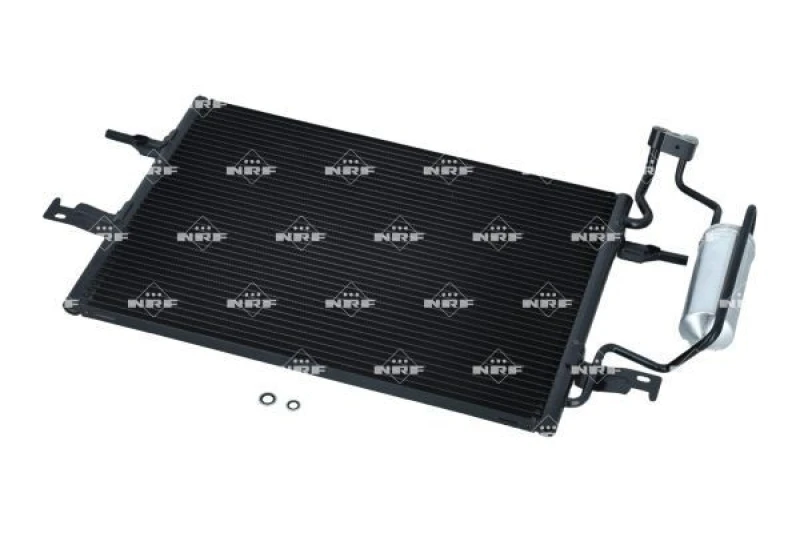 Image of NRF 35599 Condenser EASY FIT with seal ring, with nitrogen filling Aluminium Condenser,air conditioning (448)