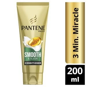 image of Pantene 3 Minute Miracle Smooth and Sleek 200ml