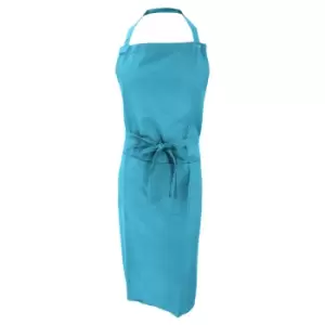 Image of Jassz Bistro Unisex Bib Apron With Pocket / Barwear (Pack of 2) (One Size) (Caribbean Blue)